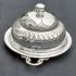 Lovely Victorian Cheese Dish - Silver Plated With Glass - Sheffield Antique (#61806) 5