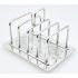 Victorian Silver Plated Toast Rack - Bright Cut Work - Sheffield (#61813) 6