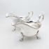 Lovely Pair Sauce Boats Goldsmiths & Silversmiths Co Silver Plated Antique (#61817) 2
