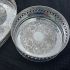 Vintage Wine Bottle Coaster & Small Waiter Tray - Silver Plated (#61833) 3