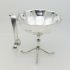 Art Deco Silver Plated Pedestal Sugar Bowl & Tongs Gladwin Sheffield (#61840) 7