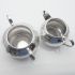 Gleaming 3 Piece Silver Plated Tea Service Set - Shamrocks - Sheffield Vintage (#61841) 4