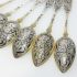Set Of 6 Russian Silver Gilt Niello Teaspoons 1861 Antique Mikhail Dimitriyev (#61848) 3
