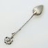 Pretty Sterling Silver Demitasse Spoon Hays City Kansas Antique (#61851) 5