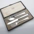Cased Sterling Silver Christening Cutlery Set London 1948 (#61857) 9