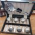 5x Cased Sets Of 7 Fruit Spoons & Servers Chrome Plated - Vintage (#61870) 5