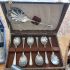 5x Cased Sets Of 7 Fruit Spoons & Servers Chrome Plated - Vintage (#61870) 7