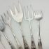 Aesthetic Movement Etc Bread & Meat Serving Forks Silver Plated Antique (#61876) 4
