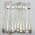 10x Pickle Forks - Silver Plated - Antique & Vintage Epns (#61877) 2