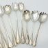 12x Pickle Spoons Sporks - Silver Plated - Vintage & Antique Epns (#61879) 4