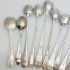 12x Pickle Spoons Sporks - Silver Plated - Vintage & Antique Epns (#61879) 7