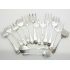14x Ornate Meat Bread Sardine Serving Forks - Silver Plated - Antique Epns (#61880) 6