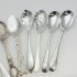 8x Silver Plated Jam Spoons - Antique & Vintage (#61881) 3