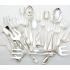 Good Bulk Assortment Of 22 Servers Serving Forks Spoons Silver Plated (#61882) 2