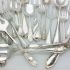 Good Bulk Assortment Of 22 Servers Serving Forks Spoons Silver Plated (#61882) 4