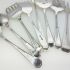 Art Deco Style Servers Serving Forks Bread Meat Pickle Sardine Silver Plated (#61883) 6