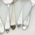8x Pointed Handle Meat Pickle Sardine Serving Forks Silver Plated Epns / Ns (#61884) 6