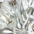 Bulk Quantity Job Lot 31x Meat Sardine Bread Forks Servers Silver Plated (#61888) 6