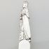 George V Coronation Long 28cm Hooked Handle Pickle Spork Fork Silver Plated (#61889) 2