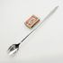 George V Coronation Long 28cm Hooked Handle Pickle Spork Fork Silver Plated (#61889) 5