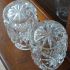 Fine Pair Of Antique Very Heavy Deep Cut Glass Pickle Jars (#61897) 5