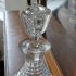 Superb Quality Hobnail Cut Glass & Stepped Ring Neck Decanter Antique (#61898) 11