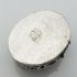 White Metal Silver Pill Box Repousse Work (#61908) 3
