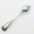Baronial Crest French Kings Pattern Dessert Spoon C. 1830 Sold Sterling Silver (#61909) 2