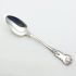 Baronial Crest French Kings Pattern Dessert Spoon C. 1830 Sold Sterling Silver (#61909) 6