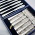 Jesmond Pattern - Set Of Fish Eaters - Silver Plated Epns A1 - Vintage (#61911) 5