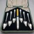 Art Deco Cased Grapefruit Spoons Set - Dixon Silver Plated Sheffield Vintage (#61919) 6