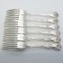 Kings Pattern 6x Dinner Forks Epns A1 Silver Plated Vintage (#61929) 2
