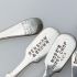 6x Tea Caddy Spoons - Advertising - Silver Plated / Ns Antique (#61943) 2