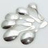 6x Tea Caddy Spoons - Advertising - Silver Plated / Ns Antique (#61943) 6