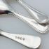 6x Old English Bead Tea Caddy Spoons - Silver Plated Epns / Ns - Antique (#61945) 6