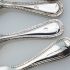 6x Old English Bead Tea Caddy Spoons - Silver Plated Epns / Ns - Antique (#61945) 7