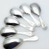 6x Tea Caddy Spoons Mawby & Neal Bradford Silver Plated Epns / Ns Antique (#61946) 2