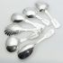 6x Fiddle Pattern Tea Caddy Spoons Silver Plated Epns / Ns Antique (#61947) 4
