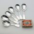 6x Fiddle Pattern Tea Caddy Spoons Epns Silver Plated Antique (#61948) 6