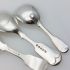 6x Fiddle Pattern Caddy Spoons Inc Old Sheffield Plate Silver Plated Antique (#61949) 5