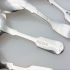 6x Fiddle Pattern Caddy Spoons Inc Old Sheffield Plate Silver Plated Antique (#61949) 6