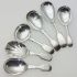 6x Fiddle Pattern Caddy Spoons Inc Old Sheffield Plate Silver Plated Antique (#61949) 8