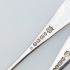 Initial 'b' Large Salt & Mustard Spoons Elkiington 1895/8 Silver Plated Antique (#61956) 5
