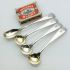 Initial 'b' Large Salt & Mustard Spoons Elkiington 1895/8 Silver Plated Antique (#61956) 6