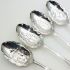 Kings Pattern - 4x Repousse Bowl Serving Spoons Silver Plated Epns (#61972) 2