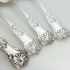 Kings Pattern - 4x Repousse Bowl Serving Spoons Silver Plated Epns (#61972) 3