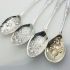 Kings Pattern - 4x Berry Bowl Serving Spoons Silver Plated Epns (#61973) 2
