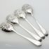 La Regence Style 4x Berry Bowl Serving Spoons Epns Silver Plated (#61976) 4