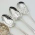 Bead Pattern 5x Berry Bowl Serving Spoons Silver Plated Epns (#61977) 3