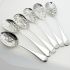 6x Old English Berry Bowl Serving Spoons - Silver Plated Epns (#61978) 2
